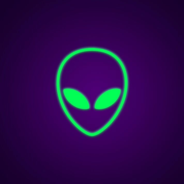 Alien Neon Sign for Whimsical and Playful Decor