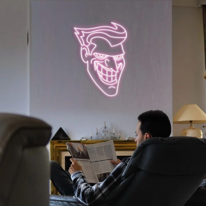 Joker Neon Sign for Bold and Edgy Decor