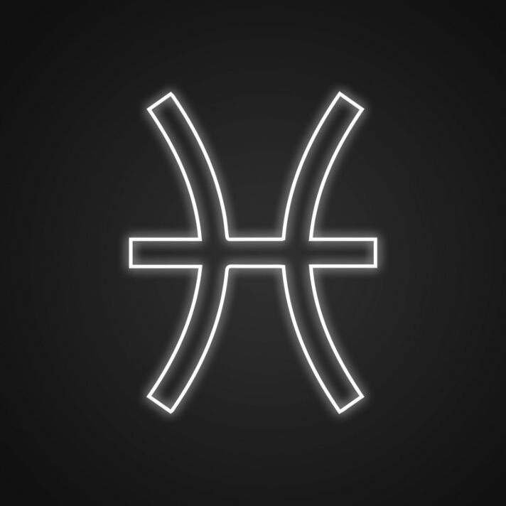 Pisces Neon Sign for Horoscope Lovers