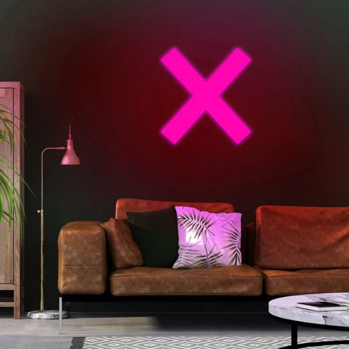 Letter X Neon Sign for Unique Decor