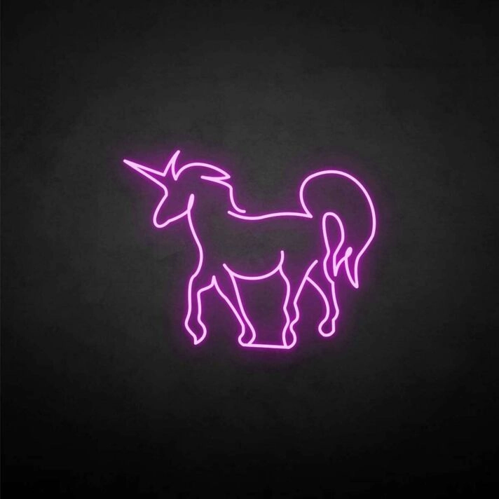 Unicorn2 neon sign