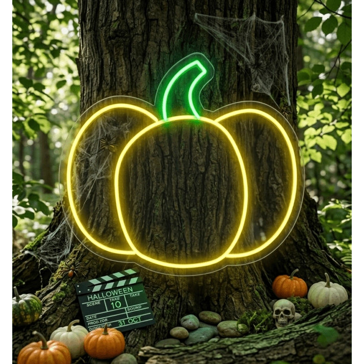 Pumpkin Custom Neon Sign Perfect for Halloween decorations