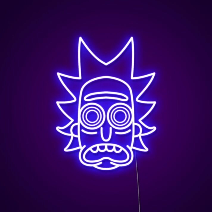 Psychedelic Rick Sign Neon Sign Perfect for Rick and Morty fans