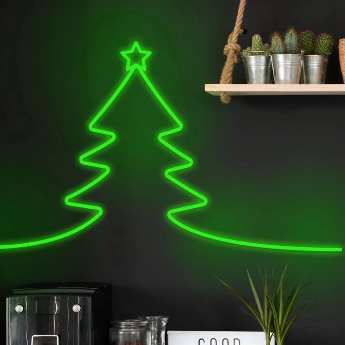Christmas Tree Neon Sign Add holiday cheer to your decor