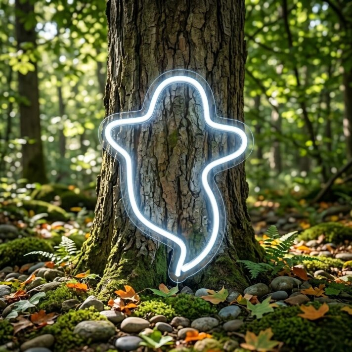 Cute Ghost Neon Sign Light up your Halloween decor
