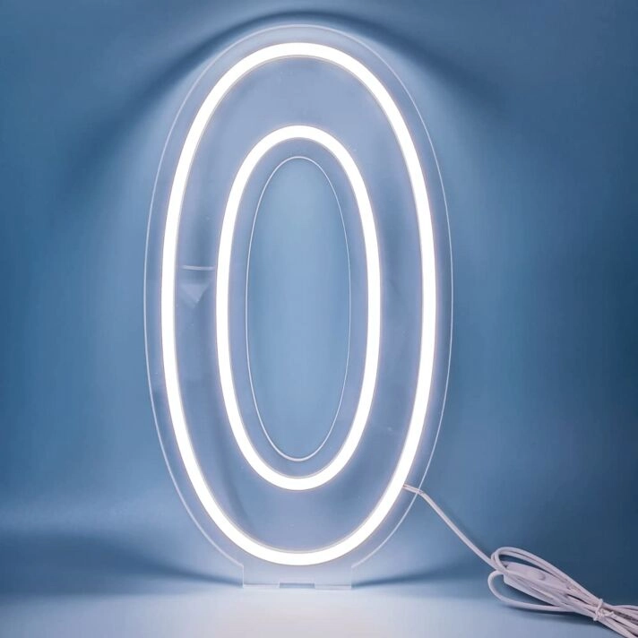 Brighten Your Spaces: Customized LED Neon Light Letter O LED Neon Sign Perfect for Weddings, Bars, and Office Decor.