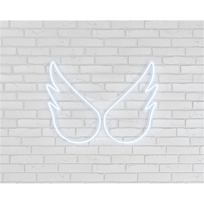 Elevate Your Space: LED Wings LED Neon Sign for Home Decor, Vibrant Office Ambiance, and Chic Bar Settings.