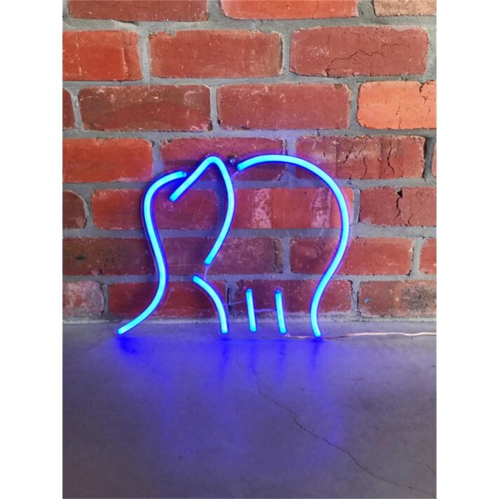 Brighten Up Your Space: Elephant Mini LED Neon Sign for Home Decor, Office Ambiance, and Party Vibes.